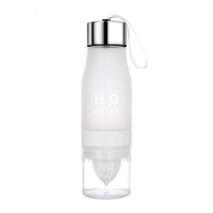 H2O Fruit Squeezer 650ML Water Bottle -  BPA Free