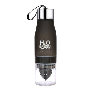 H2O Fruit Squeezer 650ML Water Bottle -  BPA Free