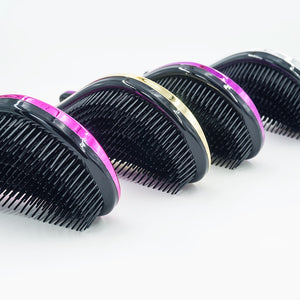 Electroplate Massage Hair Comb for Women