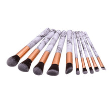 Load image into Gallery viewer, White Cosmetic Brush Set