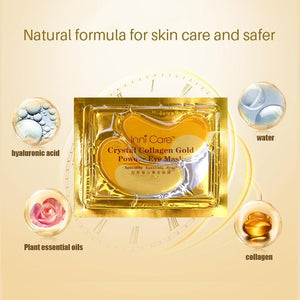 20pcs 24K Gold Crystal Collagen Eye Mask