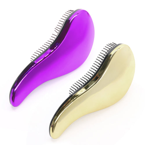 Electroplate Massage Hair Comb for Women