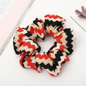 Polka Dots Design Chiffon Hair ties
