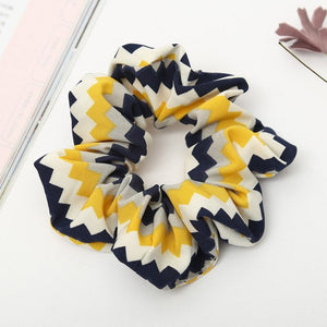 Polka Dots Design Chiffon Hair ties
