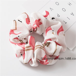 Polka Dots Design Chiffon Hair ties