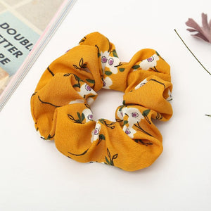Polka Dots Design Chiffon Hair ties