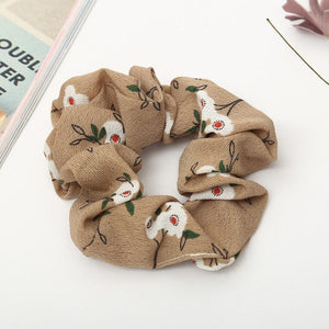 Polka Dots Design Chiffon Hair ties